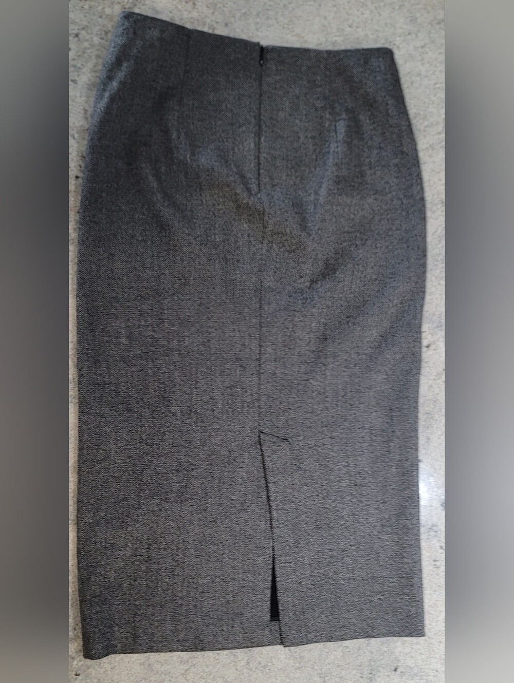 ZARA Lined Midi Pencil Skirt Back Zip Women's Medium Business Casual - Picture 5 of 10